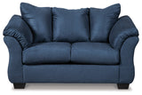 Darcy Blue Loveseat