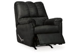 Darcy Black Sofa and Recliner