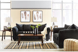 Darcy Black Loveseat