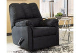 Darcy Black Sofa and Recliner