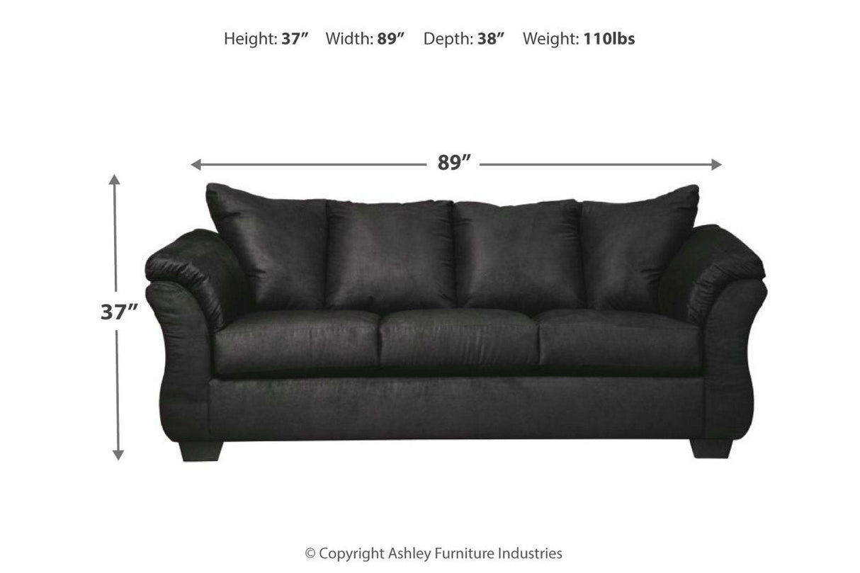 Darcy Black Sofa