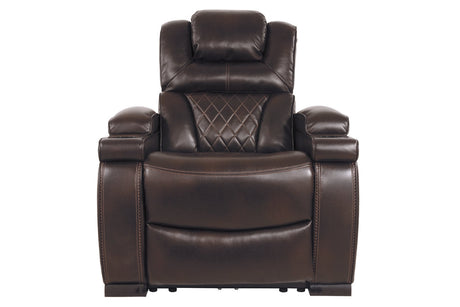 Warnerton Chocolate Power Recliner