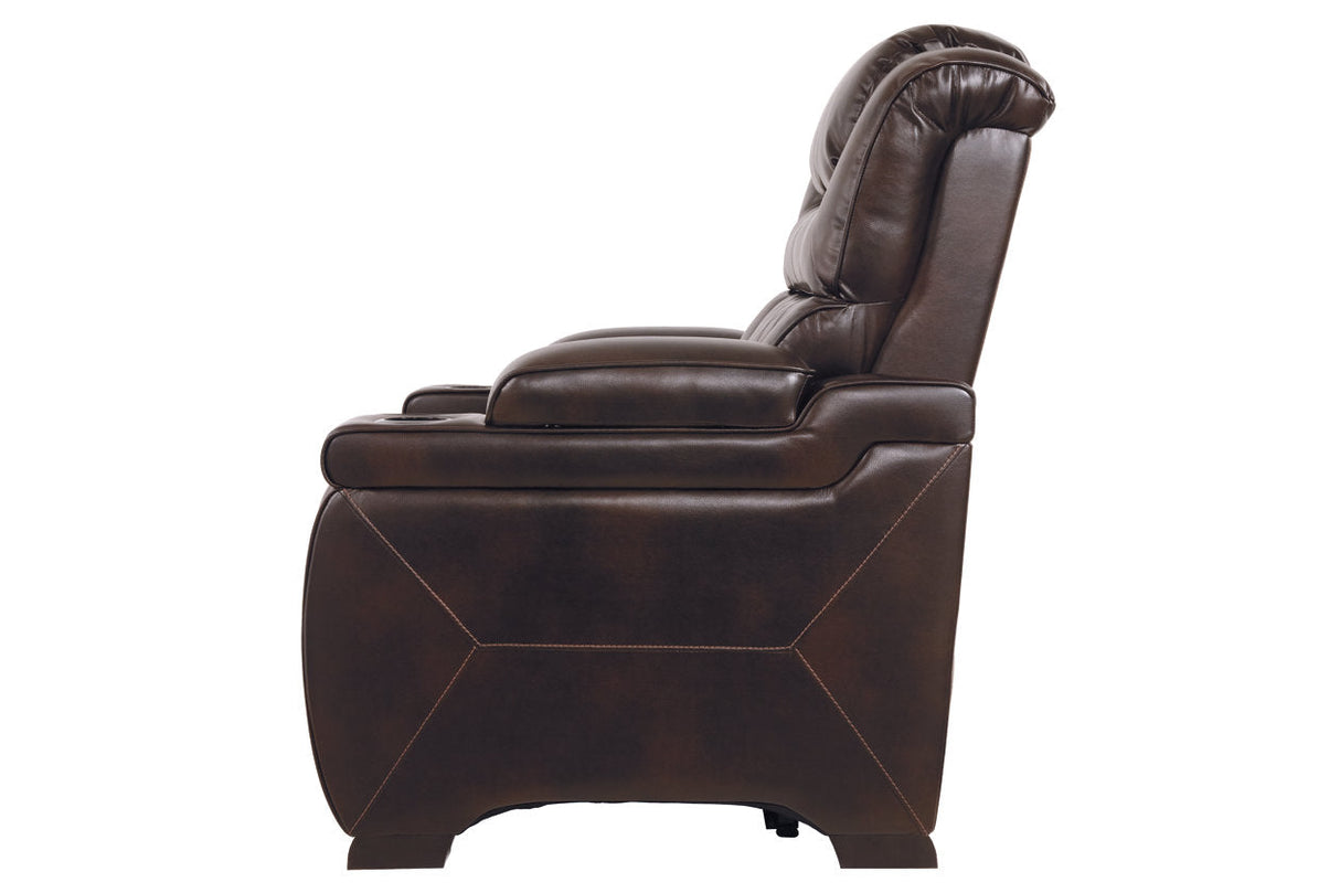 Warnerton Chocolate Power Recliner