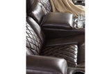 Warnerton Chocolate Power Reclining Sofa