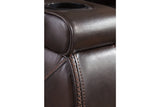 Warnerton Chocolate Power Reclining Sofa