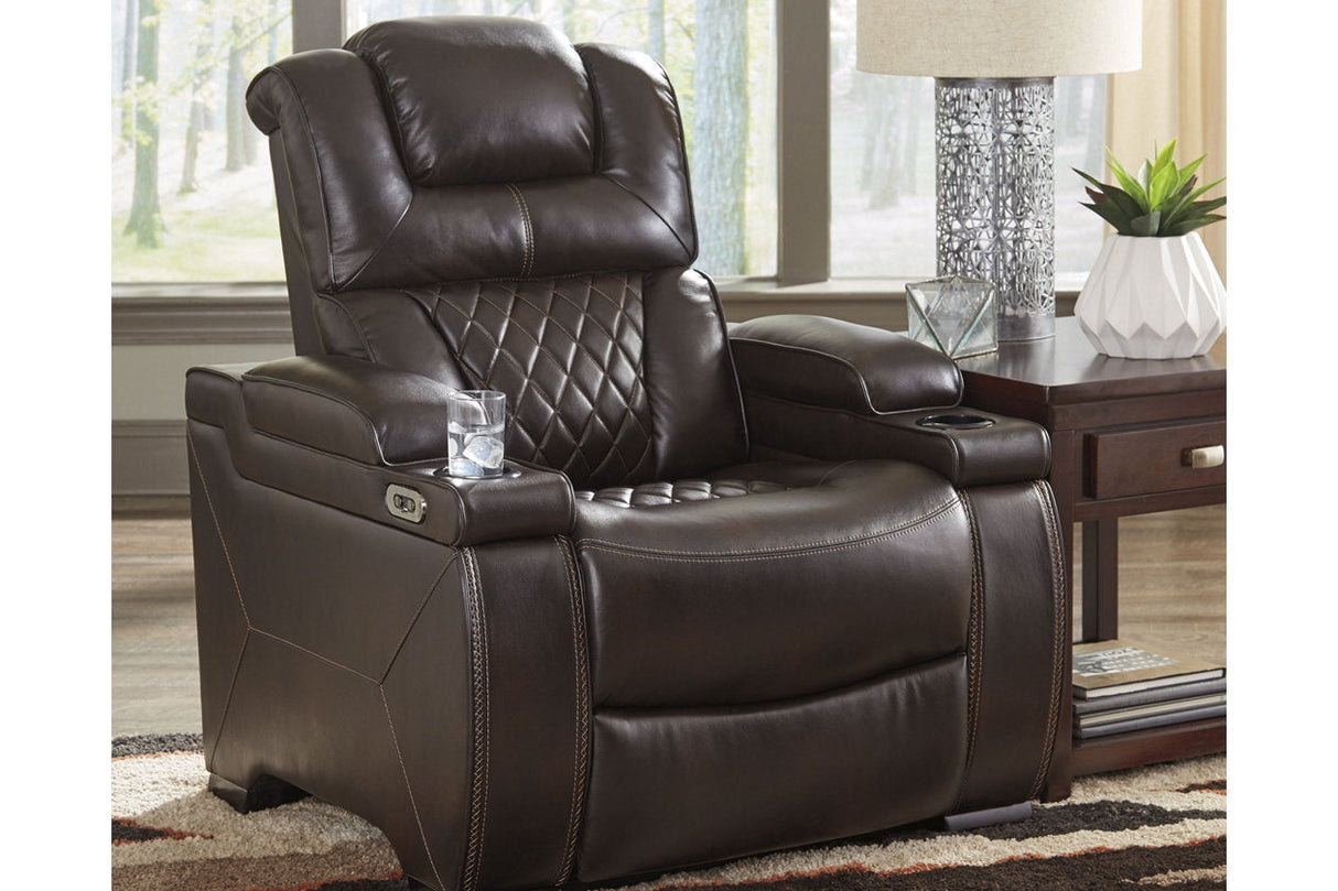 Warnerton Chocolate Power Recliner