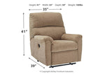 McTeer Mocha Power Recliner