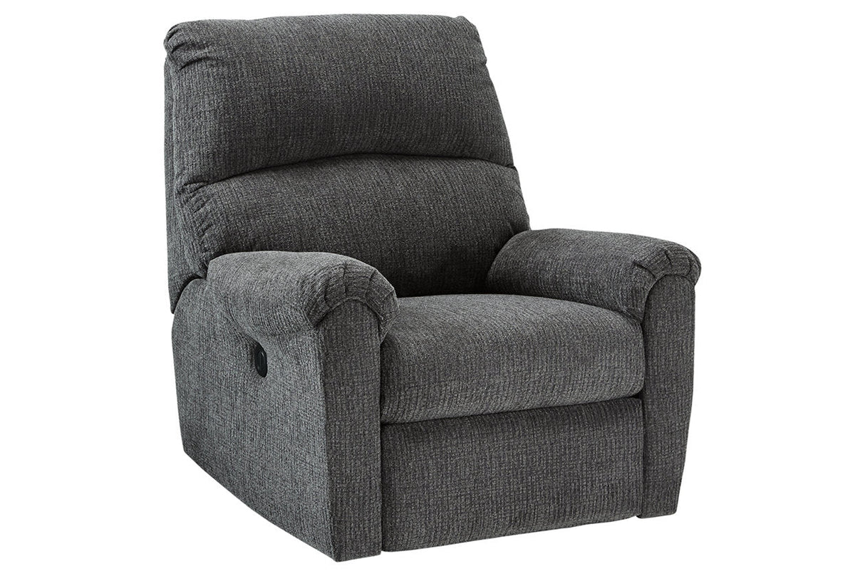 McTeer Charcoal Power Recliner