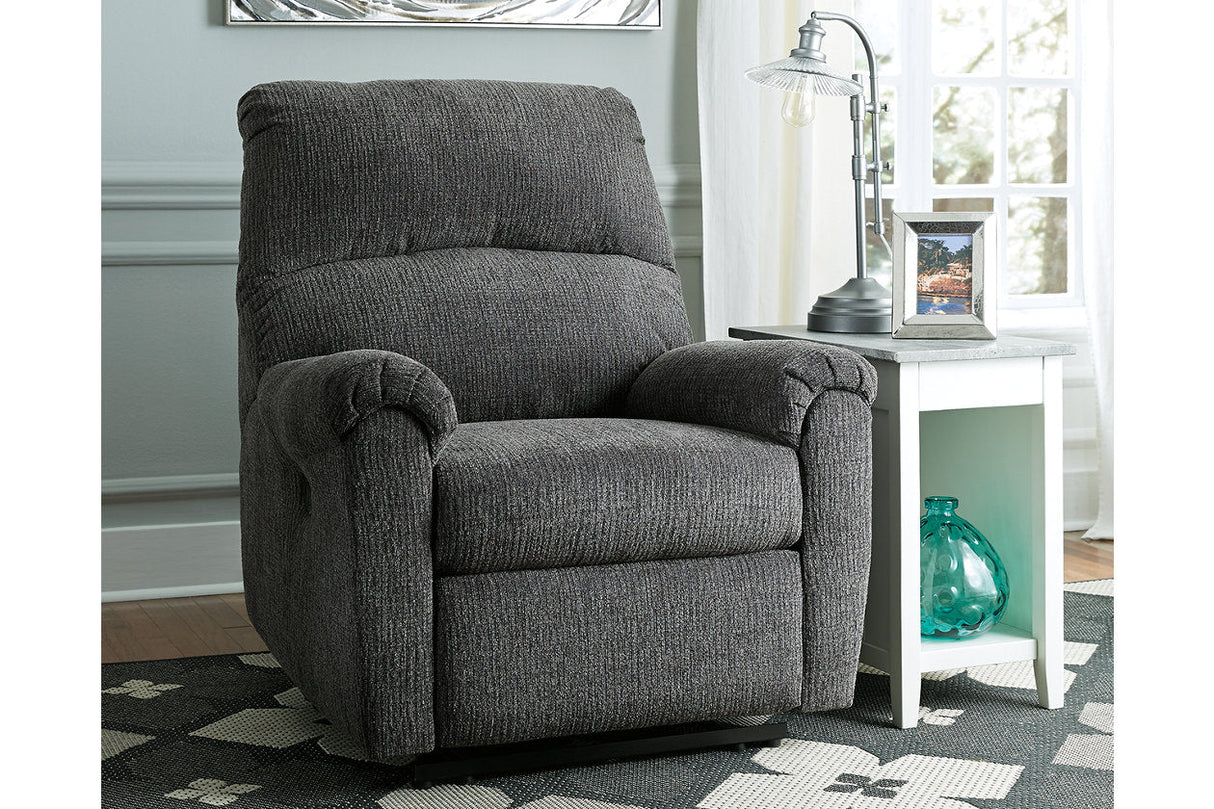 McTeer Charcoal Power Recliner