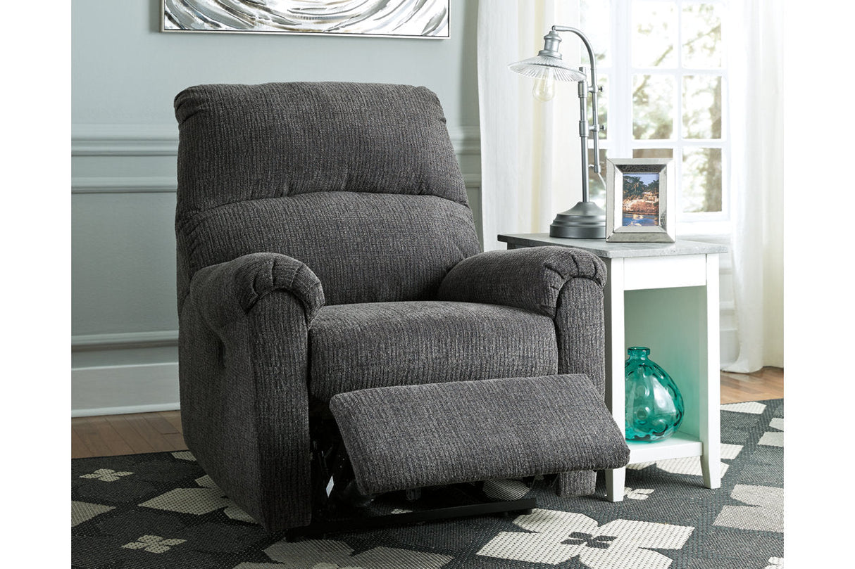 McTeer Charcoal Power Recliner