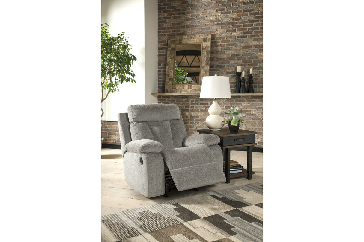 Mitchiner Fog Reclining Loveseat and Recliner