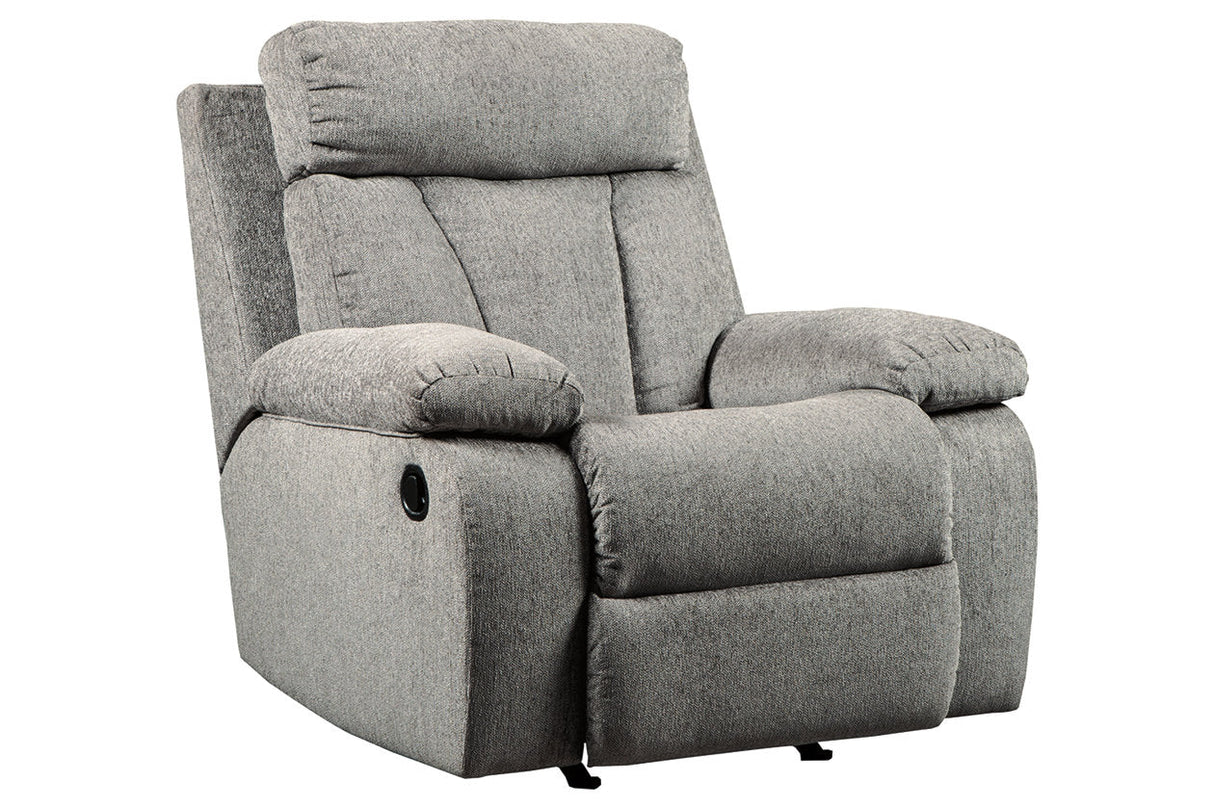 Mitchiner Fog Reclining Sofa and Loveseat with 2 Recliners