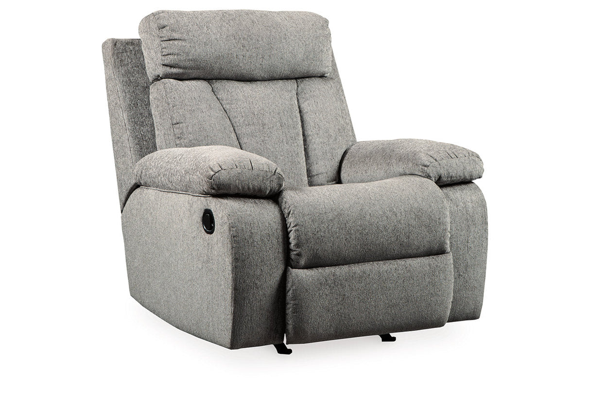 Mitchiner Fog Reclining Sofa with Recliner