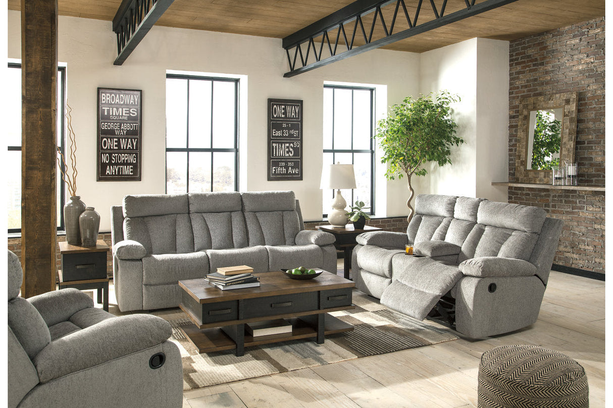 Mitchiner Fog Reclining Sofa and Loveseat with 2 Recliners