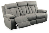 Mitchiner Fog Reclining Sofa with Recliner