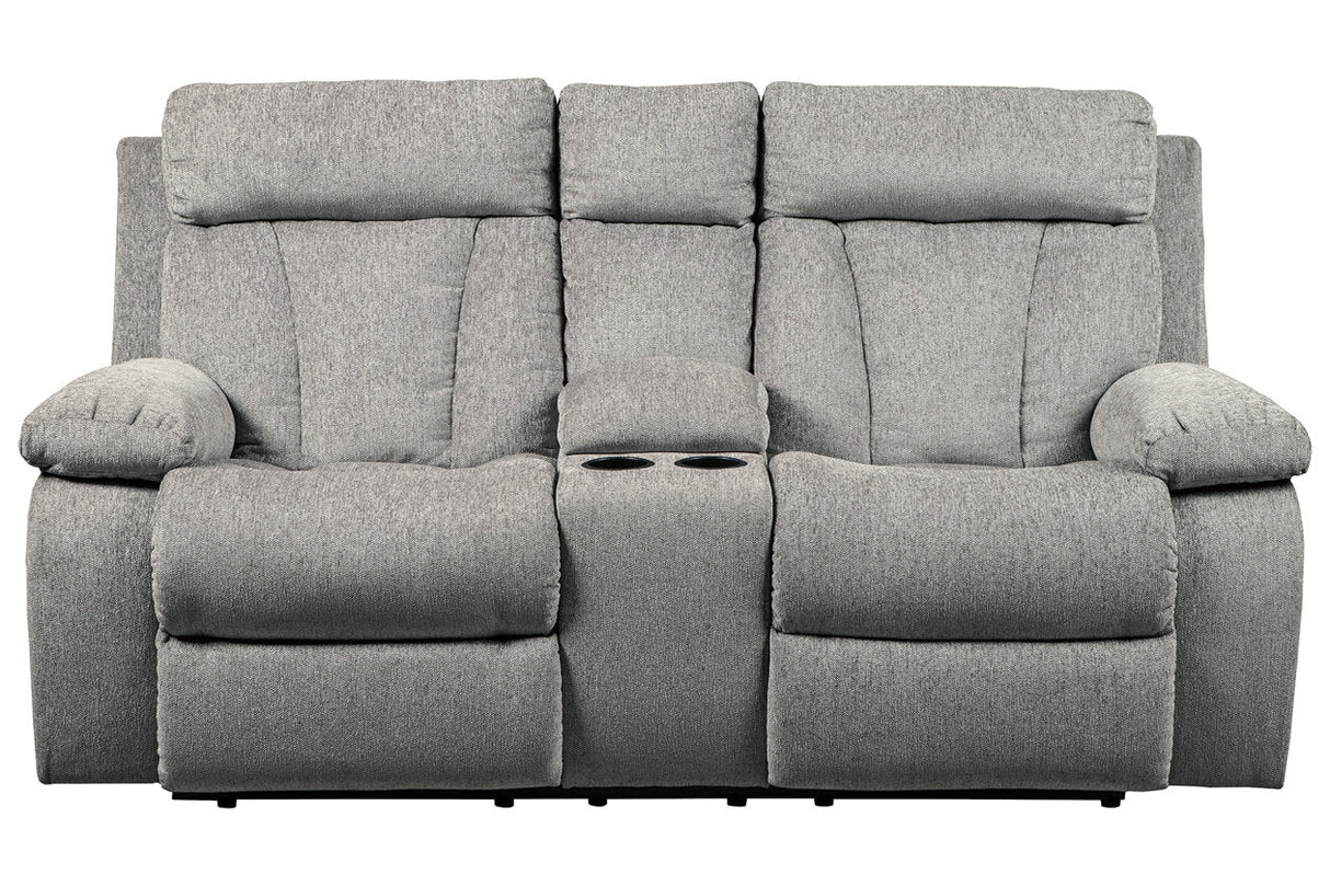 Mitchiner Fog Reclining Sofa and Loveseat