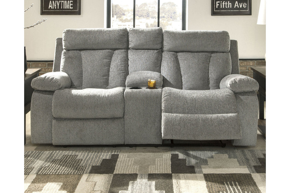 Mitchiner Fog Reclining Loveseat and Recliner