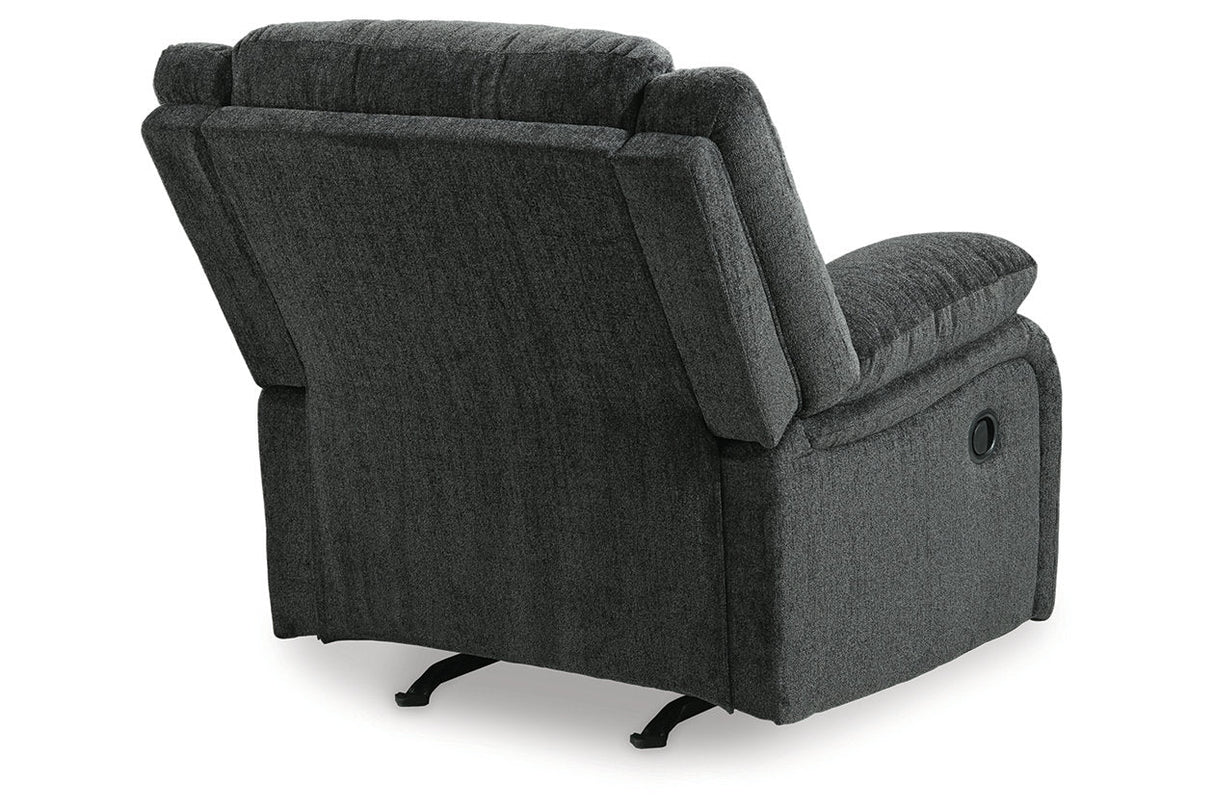 Draycoll Slate Reclining Sofa and Recliner