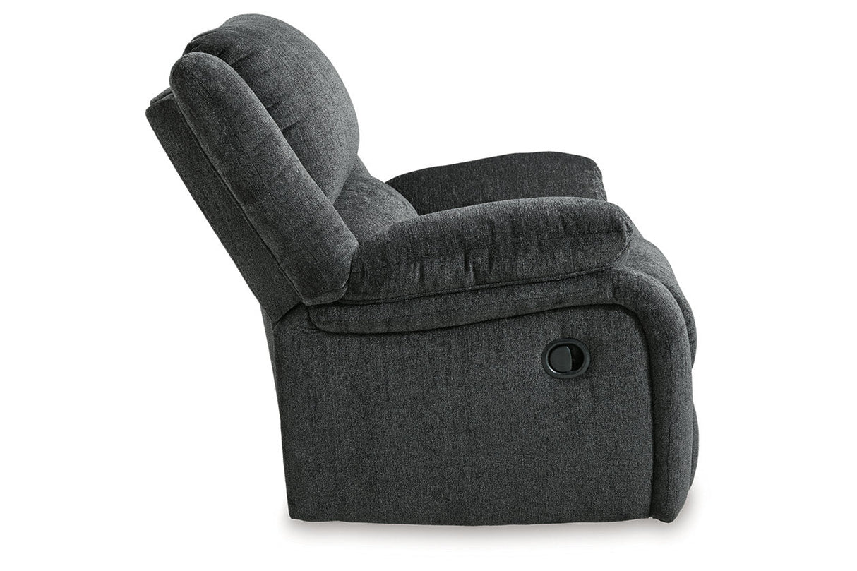 Draycoll Slate Reclining Sofa and Recliner