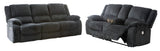 Draycoll Slate Power Reclining Living Room Set