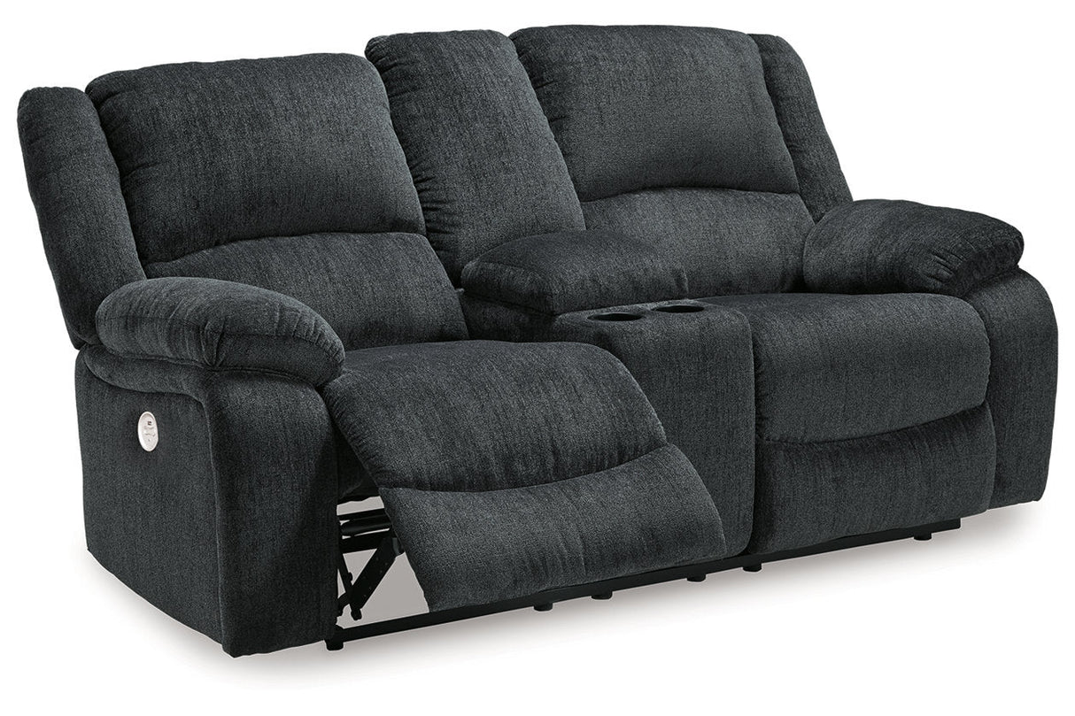 Draycoll  2 Power Reclining Loveseats and Recliner