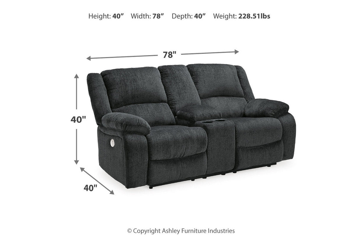 Draycoll  2 Power Reclining Loveseats and Recliner