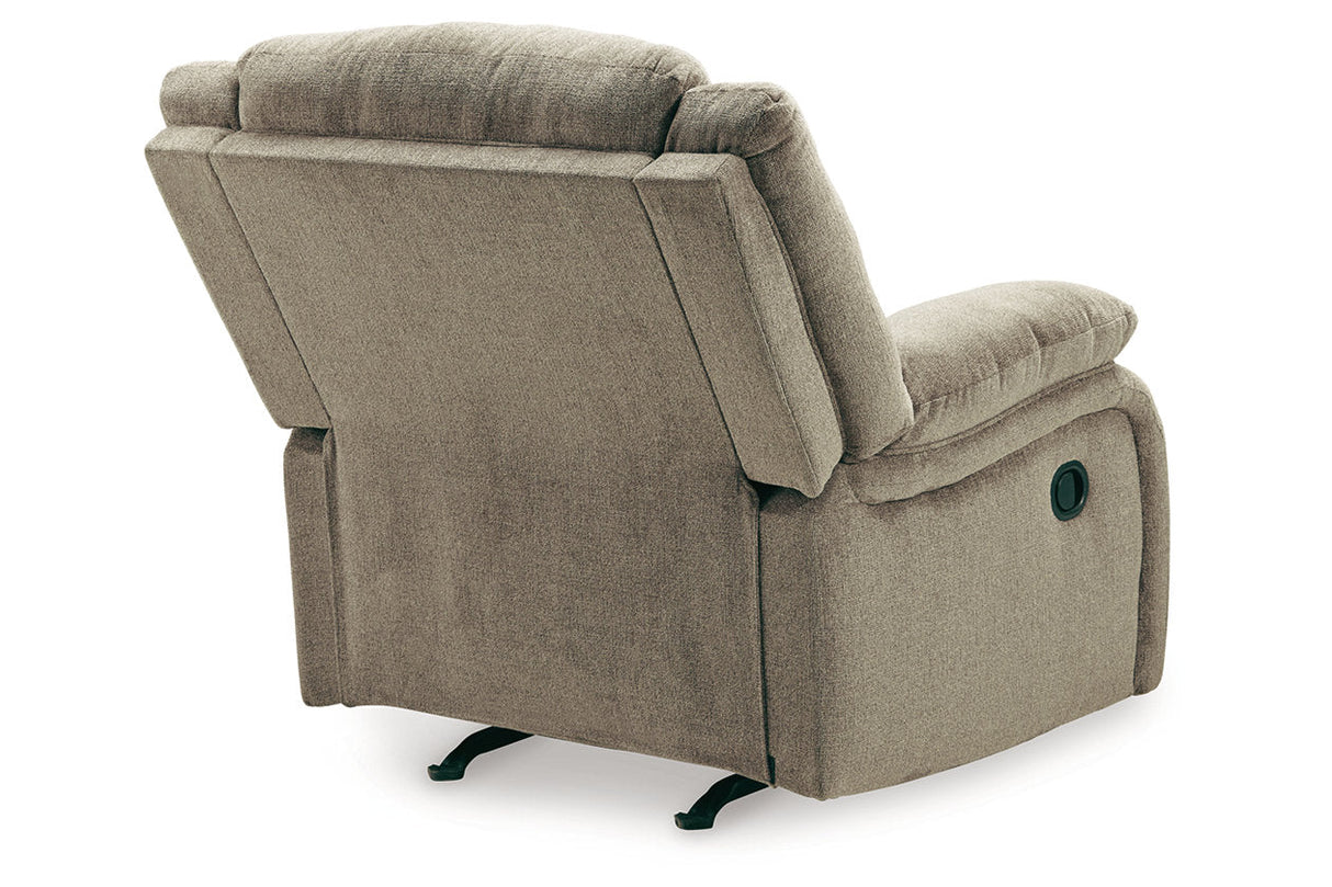 Draycoll Pewter Reclining Sofa, Loveseat and Recliner