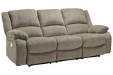 Draycoll Pewter Power Reclining Sofa