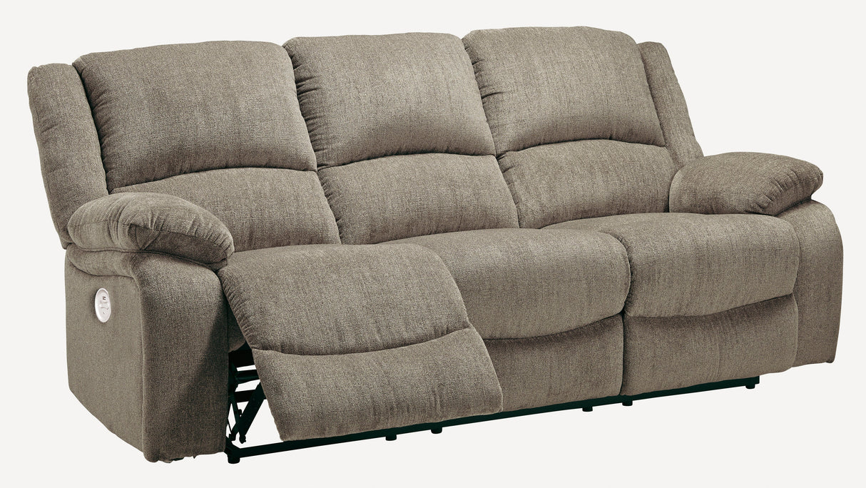 Draycoll Pewter Power Reclining Living Room Set