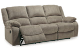 Draycoll Pewter Reclining Sofa, Loveseat and Recliner