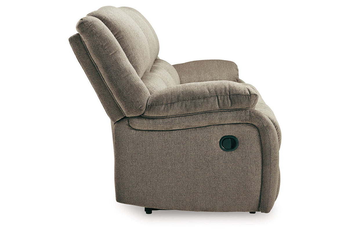 Draycoll Pewter Reclining Sofa, Loveseat and Recliner