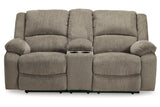 Draycoll Pewter Reclining Sofa, Loveseat and Recliner