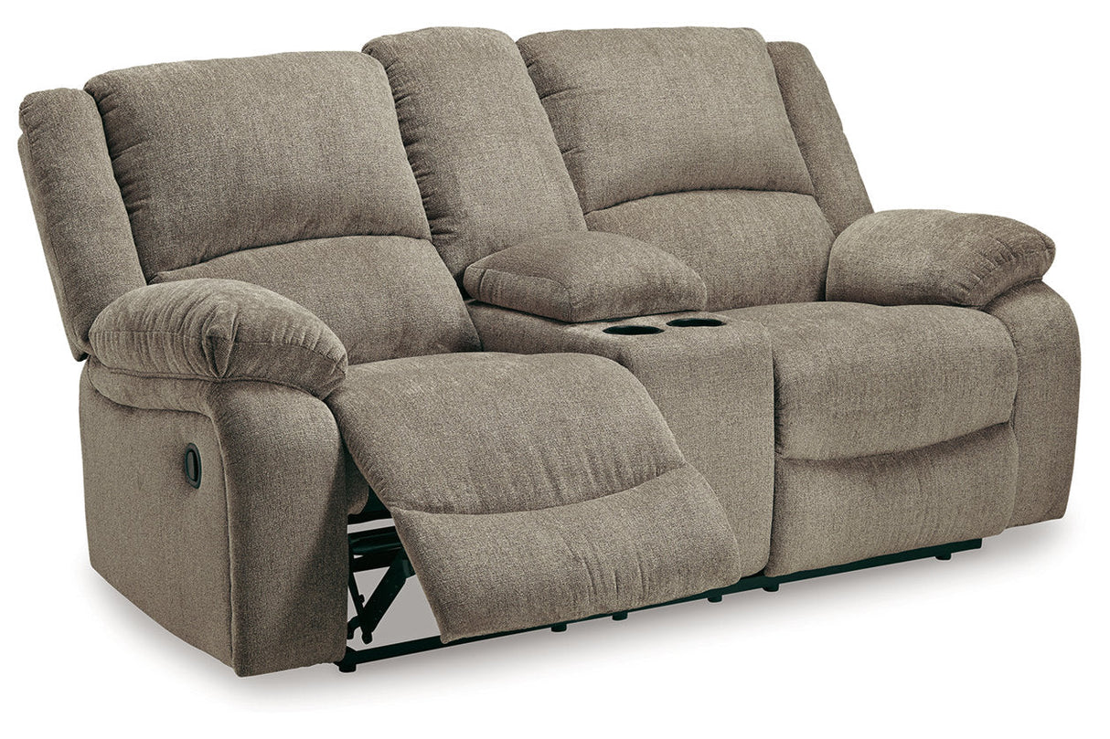 Draycoll Pewter Reclining Sofa, Loveseat and Recliner