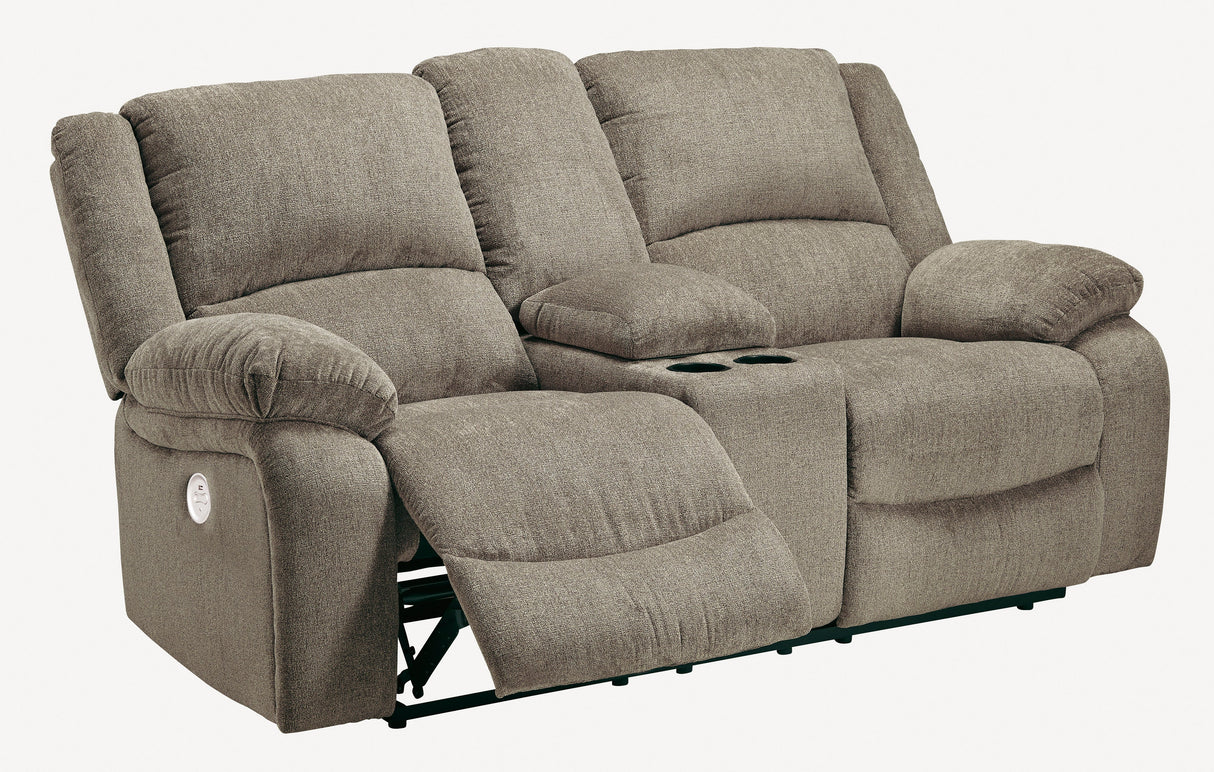 Draycoll Pewter Power Reclining Living Room Set