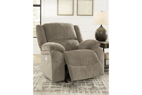 Draycoll Pewter Power Recliner