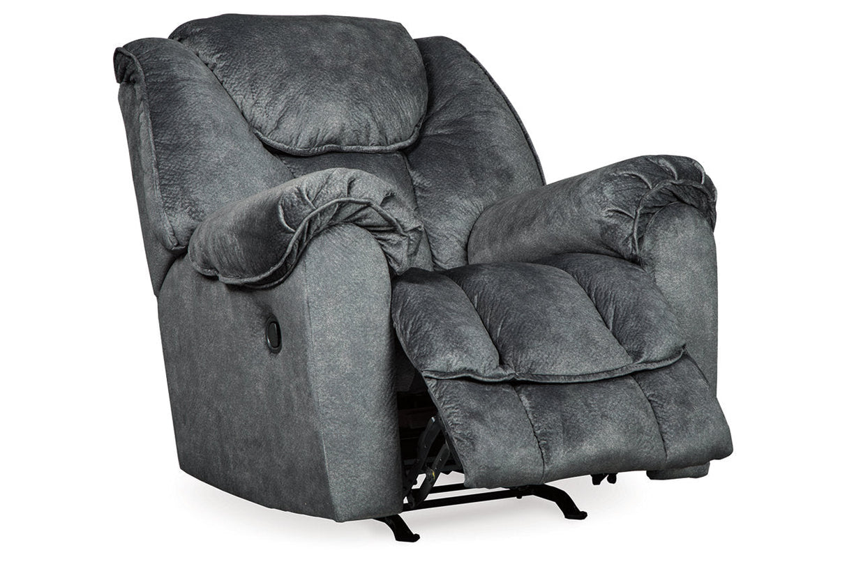 Capehorn Granite Reclining Loveseat and 2 Recliners