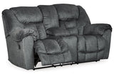 Capehorn Granite Reclining Loveseat and 2 Recliners