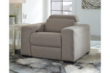 Mabton Gray Power Recliner