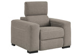 Mabton Gray Power Recliner