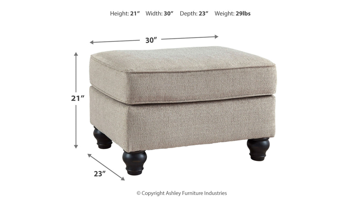 Benbrook Ash Ottoman