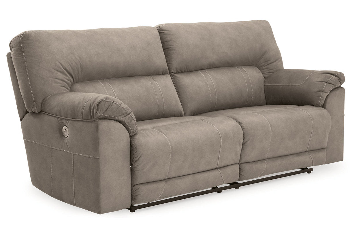 Cavalcade Slate Power Reclining Sofa and Loveseat