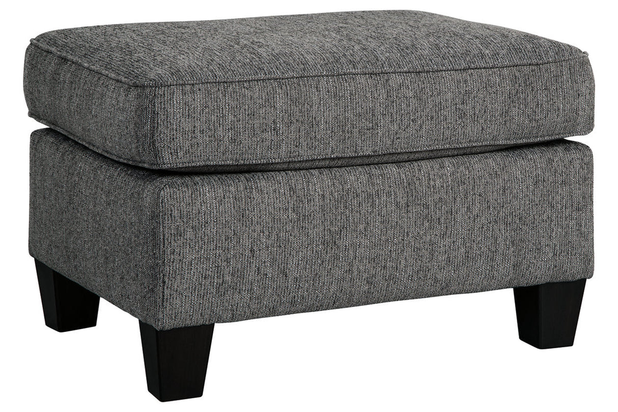 Agleno Charcoal Ottoman