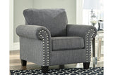 Agleno Charcoal Sofa, Loveseat and Chair