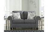 Agleno Charcoal Loveseat