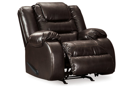 Vacherie Chocolate Reclining Loveseat and Recliner