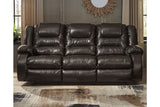 Vacherie Chocolate Reclining Sofa