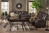 Vacherie Chocolate Reclining Living Room Set