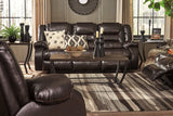 Vacherie Chocolate Reclining Sofa