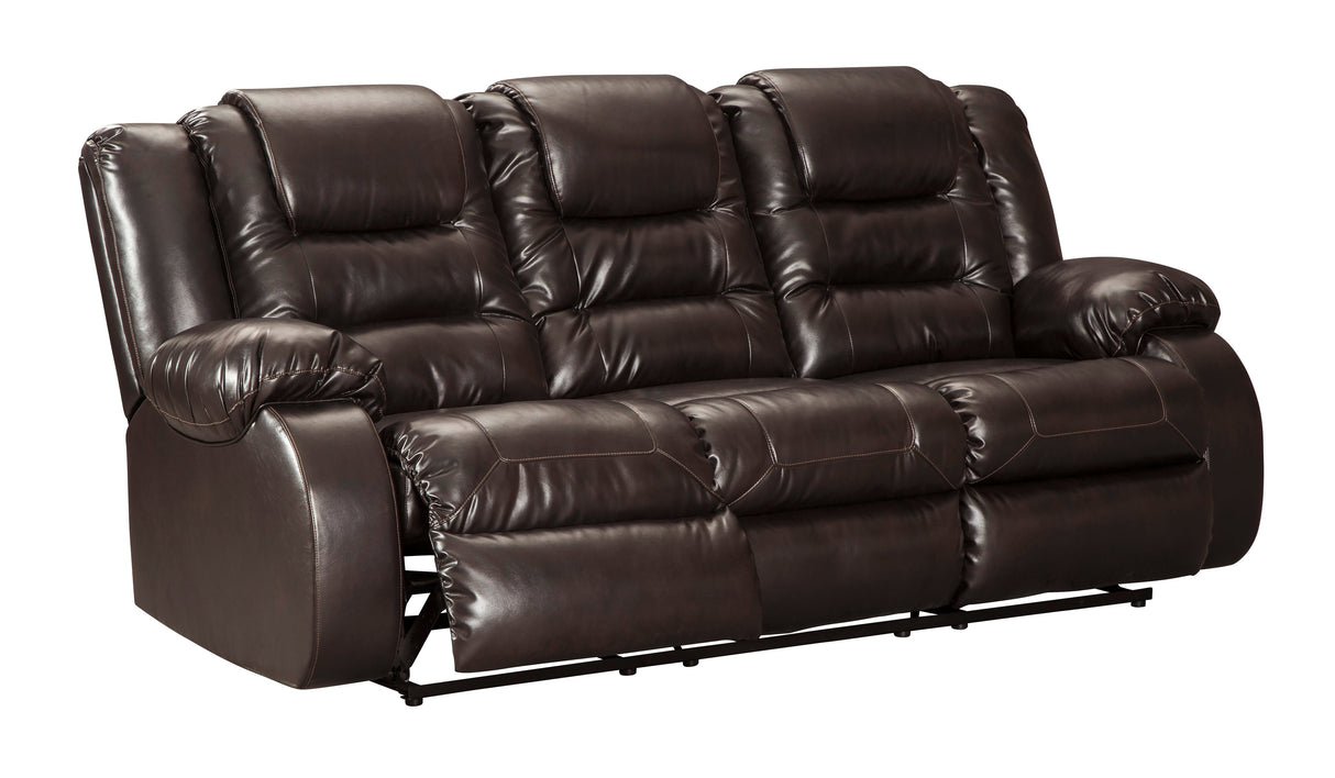 Vacherie Chocolate Reclining Living Room Set