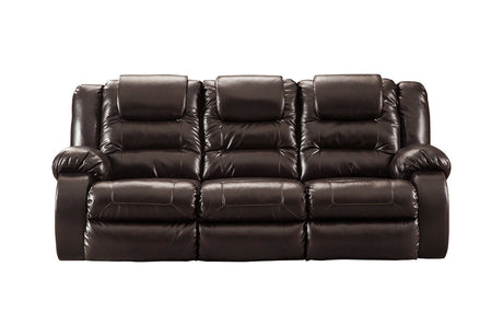 Vacherie Chocolate Reclining Sofa